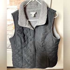 Christopher Banks XL Fur Lined Vest